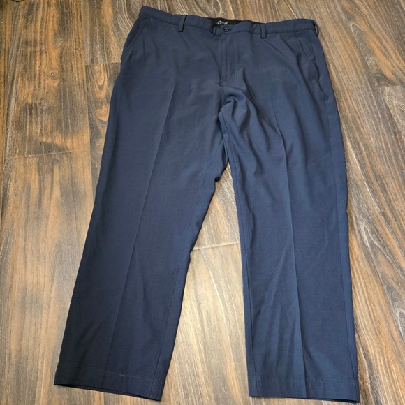 Greg Norman Other - Greg Norman Mens Navy Blue Stretch Golf Pants Flat Front 40x30 RN 128492
